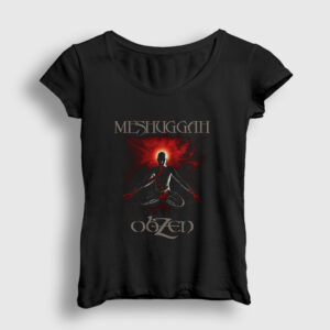 Obzen Meshuggah Kadın Tişört siyah
