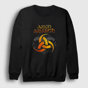 Odin Amon Amarth Sweatshirt siyah