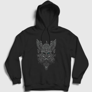Odin V3 Vikings Kapşonlu Sweatshirt siyah
