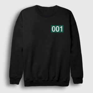 Oh LL Nam 001 Squid Game Sweatshirt siyah