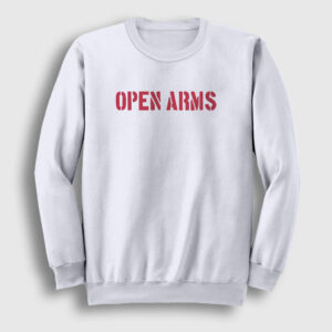 Open Arms Soccer Futbol Josep Pep Guardiola Sweatshirt beyaz