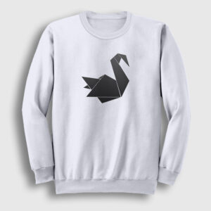 Origami Swan Prison Break Sweatshirt beyaz