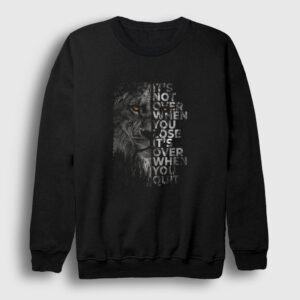 Over Lion Aslan Sweatshirt siyah