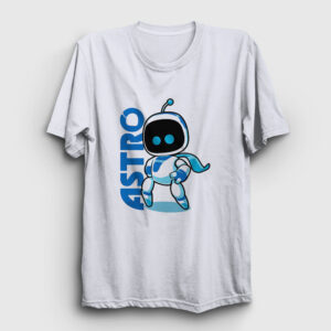 Oyun Kaptan Astro Bot Tişört beyaz