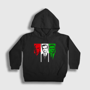 Pahlavi Kings Of Iran İran Çocuk Kapşonlu Sweatshirt siyah