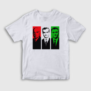 Pahlavi Kings Of Iran İran Çocuk Tişört beyaz