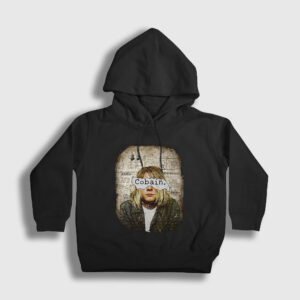 Paper Nirvana Kurt Cobain Çocuk Kapşonlu Sweatshirt