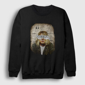 Paper Nirvana Kurt Cobain Sweatshirt