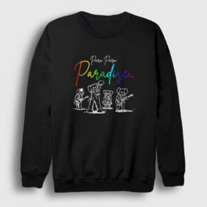 Paradise Coldplay Sweatshirt siyah