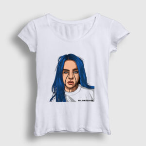 Party's Over Billie Eilish Kadın Tişört beyaz