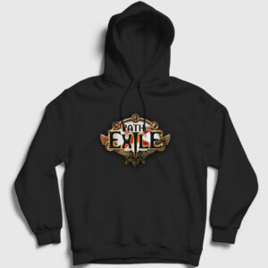 Path Of Exile Kapşonlu Sweatshirt siyah