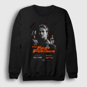 Paul Walker Fast And Furious Hızlı Ve Öfkeli Sweatshirt siyah