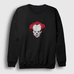 Pennywise Stephen King It Sweatshirt siyah