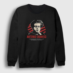 Pessimism Antonio Gramsci Sweatshirt siyah