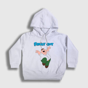 Peter Griffin Family Guy Çocuk Kapşonlu Sweatshirt beyaz