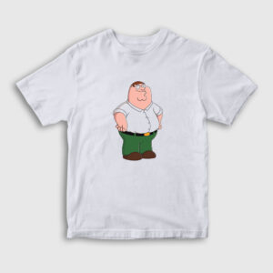 Peter Griffin V2 Family Guy Çocuk Tişört beyaz