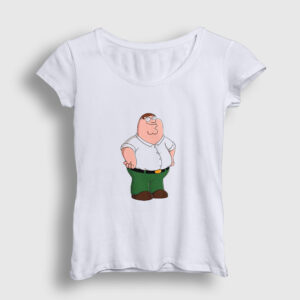 Peter Griffin V2 Family Guy Kadın Tişört beyaz