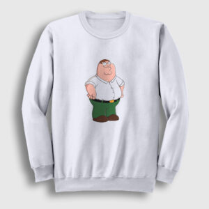 Peter Griffin V2 Family Guy Sweatshirt beyaz