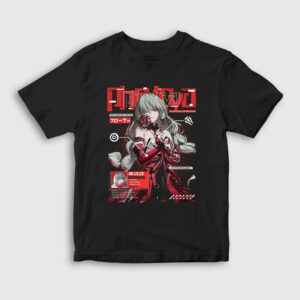 Phrolova Wuthering Waves Çocuk Tişört siyah