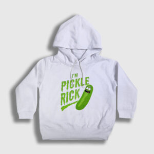 Pickle Rick And Morty Çocuk Kapşonlu Sweatshirt