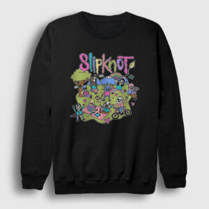 Picnic Piknik Metal Slipknot Sweatshirt siyah