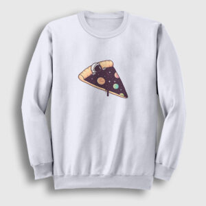 Pizza Bed Astronaut Space Astronot Uzay Sweatshirt