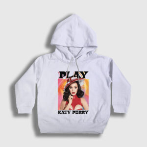 Play Müzik Katy Parry Çocuk Kapşonlu Sweatshirt beyaz