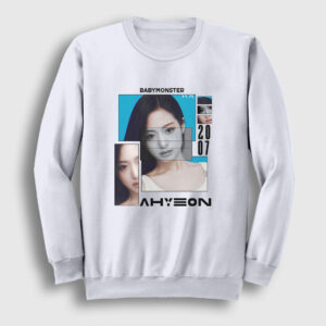 Poster Ahyeon Babymonster Baby Monster Sweatshirt beyaz