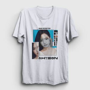Poster Ahyeon Babymonster Baby Monster Tişört beyaz