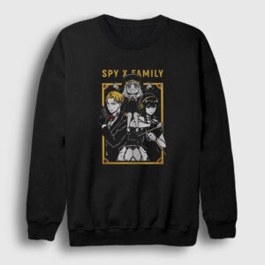 Poster Anime Spy X Family Sweatshirt siyah