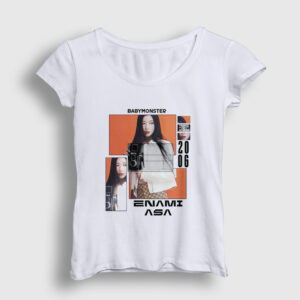 Poster Asa Babymonster Baby Monster Kadın Tişört beyaz