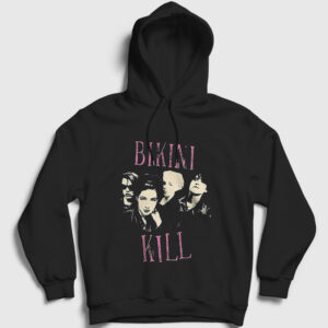 Poster Band Bikini Kill Kapşonlu Sweatshirt
