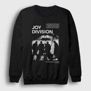 Poster Band Joy Division Sweatshirt siyah