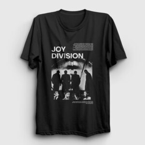 Poster Band Joy Division Tişört siyah