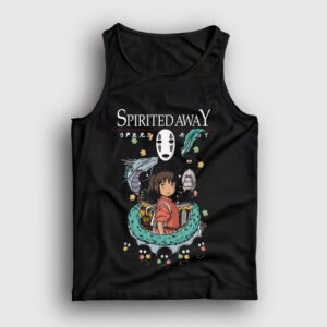 Poster Chihiro Spirited Away Atlet siyah