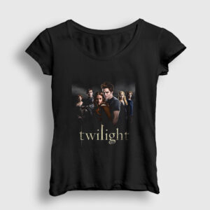 Poster Cullen Family Twilight Kadın Tişört siyah