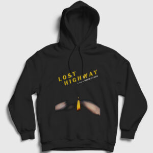 Poster David Lynch Lost Highway Kapşonlu Sweatshirt siyah