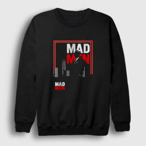 Poster Dizi Mad Men Sweatshirt siyah