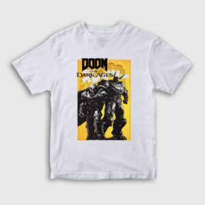 Poster Doom The Dark Ages Çocuk Tişört beyaz