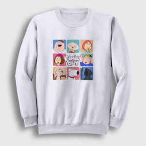 Poster Family Guy Sweatshirt beyaz