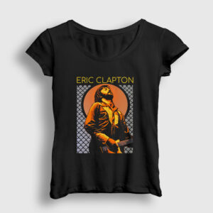 Poster Gitarist Müzik Eric Clapton Kadın Tişört