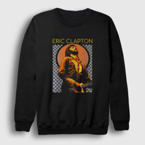 Poster Gitarist Müzik Eric Clapton Sweatshirt siyah