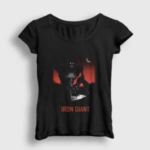 Poster Iron Giant Kadın Tişört siyah