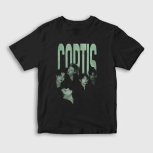 Poster K Pop Cortis Çocuk Tişört siyah