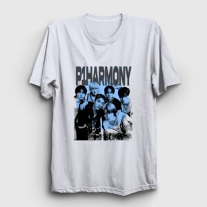 Poster K-Pop P1Harmony Tişört Beyaz