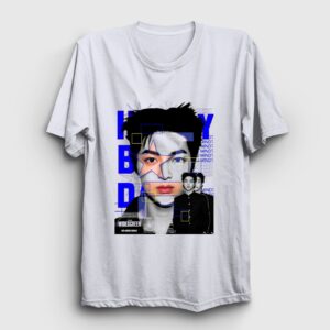 Poster Keonho K-Pop Cortis Tişört Beyaz