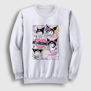 Poster Kurami Kuromi Sweatshirt beyaz