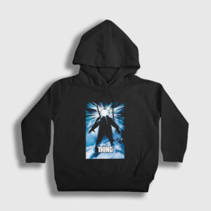 Poster Movie Film The Thing Çocuk Kapşonlu Sweatshirt siyah