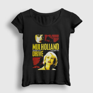 Poster Mulholland Drive David Lynch Kadın Tişört siyah