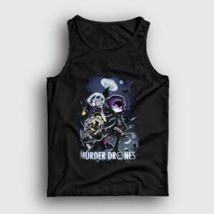 Poster Murder Drones Atlet siyah
